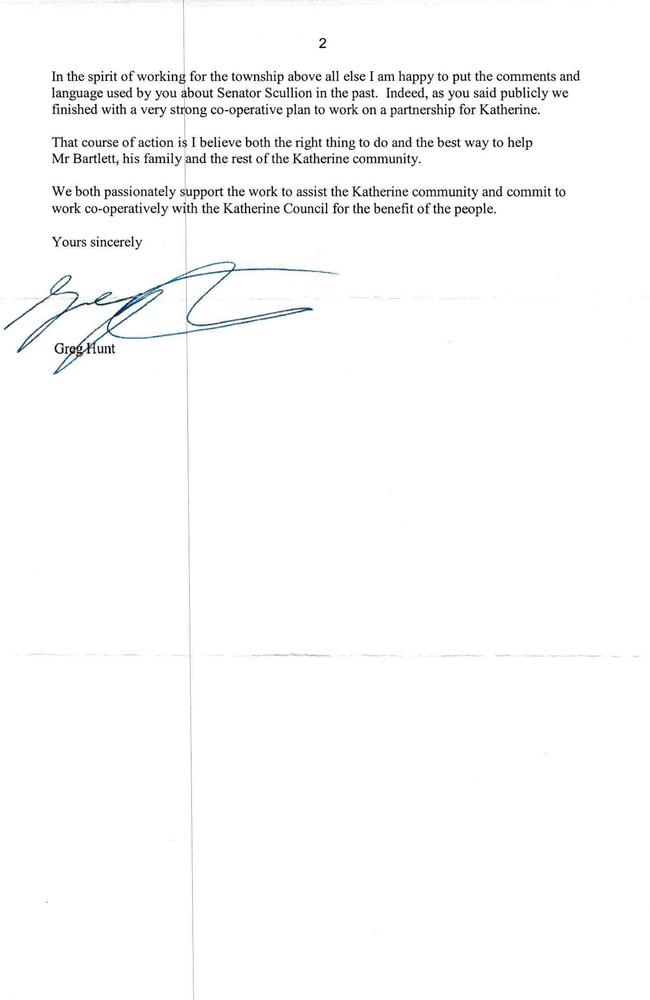 Documents for the Greg Hunt story. Picture; Supplied