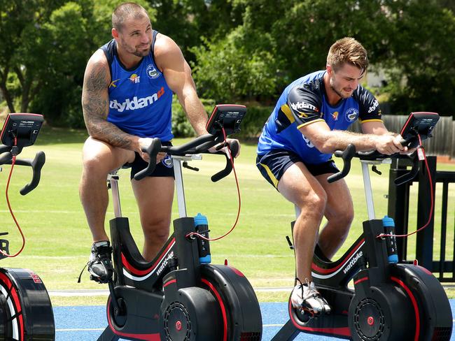 Anthony Watmough has warned Parramatta officials he will return to training with the club if he isn’t compensated for 2018. Picture: Gregg Porteous