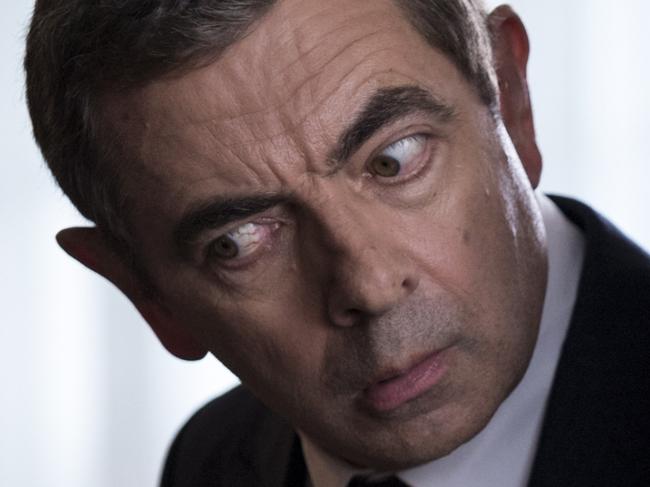 Rowan Atkinson in a scene from Johnny English Strikes Again. Universal Pictures.