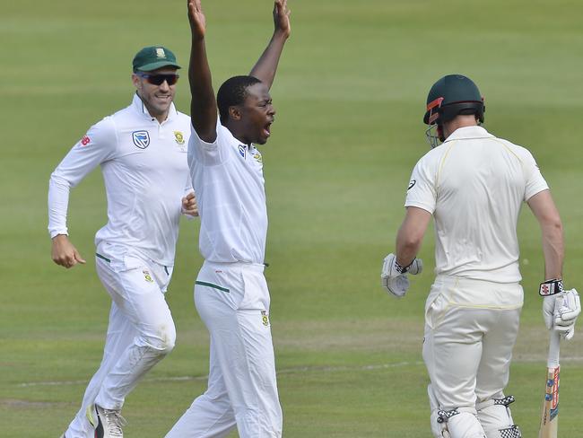 Kagiso Rabada celebrates. Pic: Getty Images