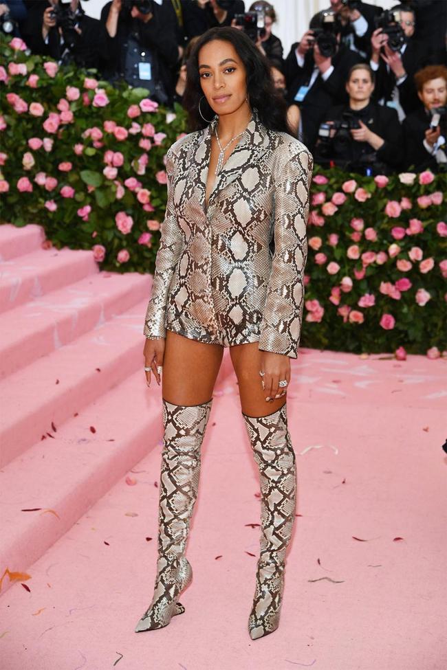 Solange wears Salvatore Ferragamo at the 2019 Met Gala.
