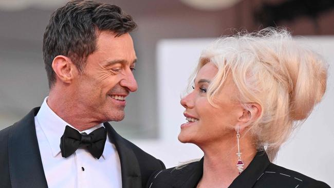 Hugh Jackman and Deborra-Lee Furness looked smitten at the Venice Film Festival screening of his movie The Son in September last year. Picture: AFP