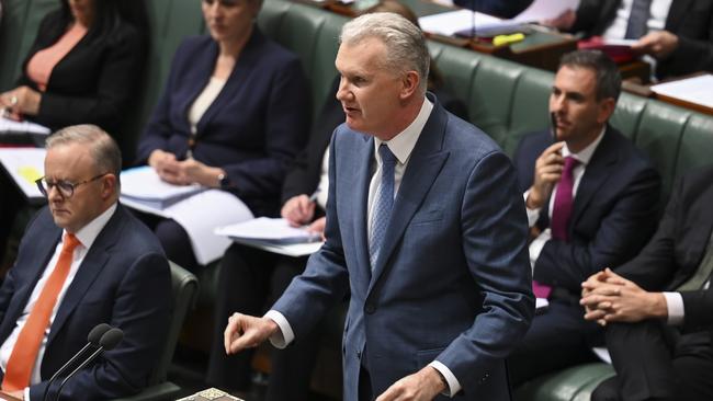 Tony Burke’s Bill contains a whopping 284 pages of legislation and 521 pages of support notes Picture: NCA NewsWire/Martin Ollman