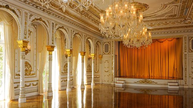Inside Trump’s opulent resort in Florida. Picture: Courtesy Mar-a-Lago Club