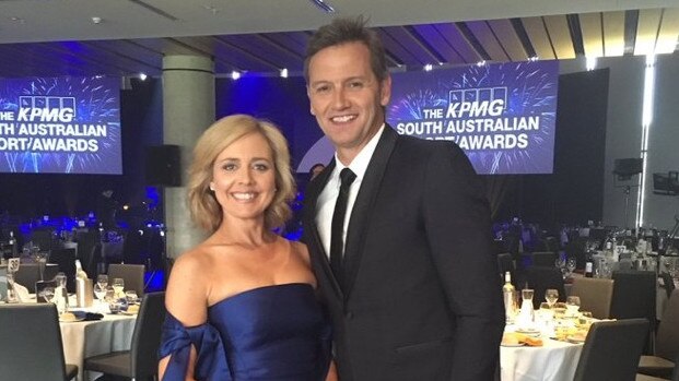 Jessica Adamson and Mark Soderstrom. Picture: Channel 7.