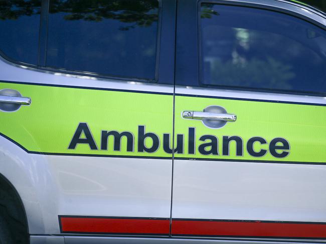 BRISBANE, AUSTRALIA - NewsWire Photos - JANUARY 17, 2025:  A generic photo of Queensland Ambulance Service signage , Brisbanes CBD.Picture: NewsWire / Glenn Campbell