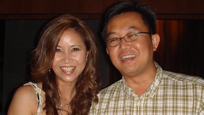 Supplied News Fwd: pics of Jennifer Chong and her husband Chong Ling Tan who was on board MH370