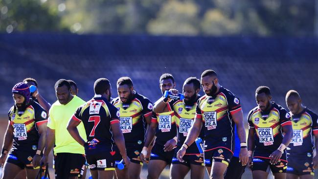 The PNG Hunters will remain in Australia amid the coronavirus pandemic.