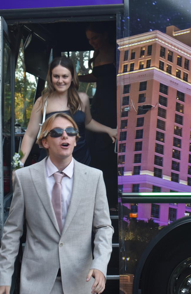 St Teresa's Catholic College students arriving at their 2022 graduation ceremony. Picture: Eddie Franklin