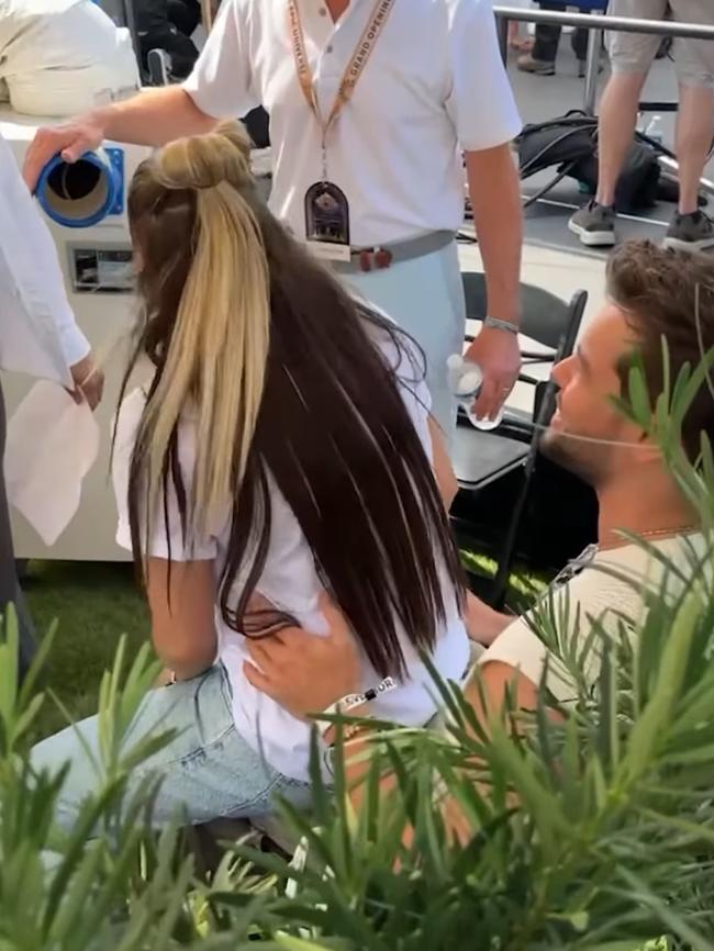 Another PDA from the lovebirds. Picture: Instagram