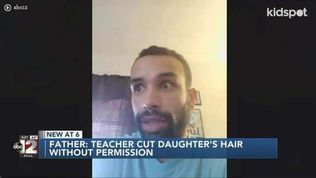 Father’s fury after teacher cuts his seven-year-old daughter’s hair without permission and left her in tears