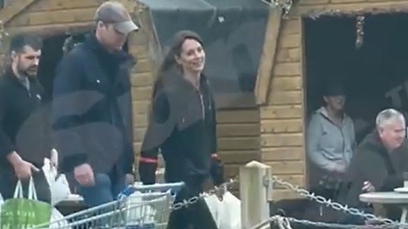 The pair were shopping at a farm shop near their home at Adelaide Cottage in Windsor. Picture: The Sun