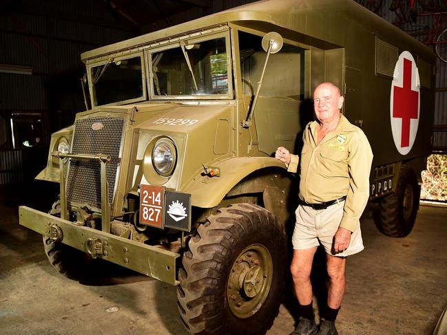 100 Clubs in 100 Days; Military and Historic Vehicle Club Townsville INC. President Col Feather