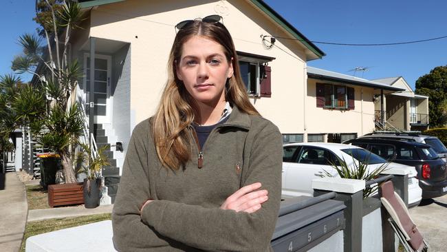 Meg Mettan, 19 of Acacia Ridge, was looking for a rental property in Paddington. Picture: Liam Kidston