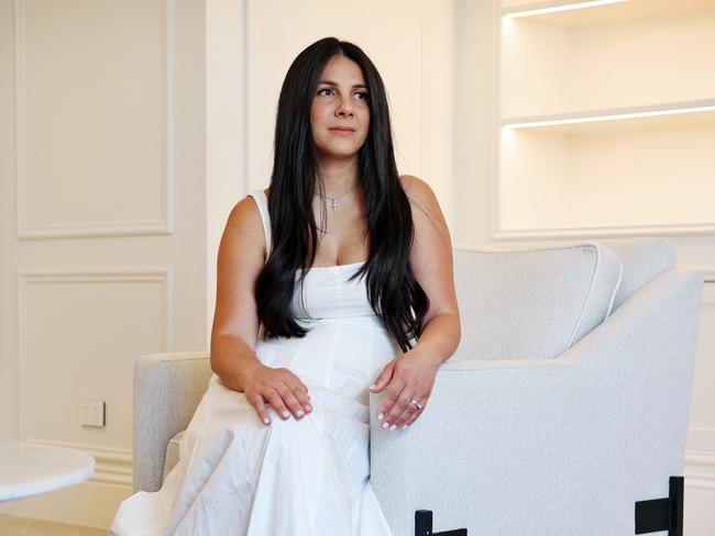 Leila Abdallah, pictured at her Oatlands home, lost her three children when they were killed by a drunk and drugged driver in 2020. Picture: Sam Ruttyn