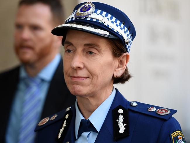 NSW Police Deputy Commissioner Catherine Burn’s role in the Sydney siege has sparked a fiery exchange in an inquest. Picture: AAP Image/Dan Himbrechts