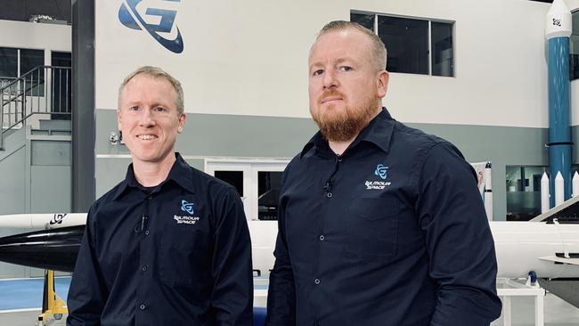 Gold Coast-based Gilmour Space Technology co founders Adam and James Gilmour. Picture: Supplied