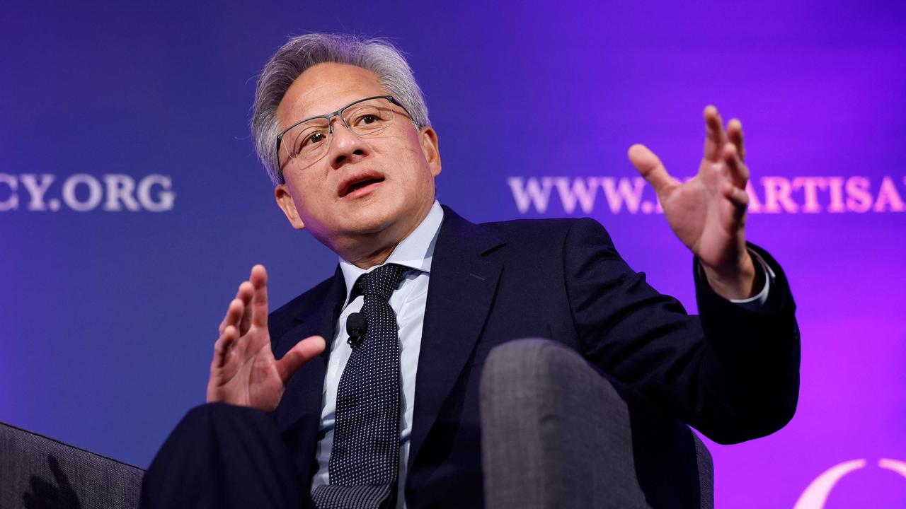 Nvidia founder, president and chief executive Jensen Huang. Picture: Getty Images