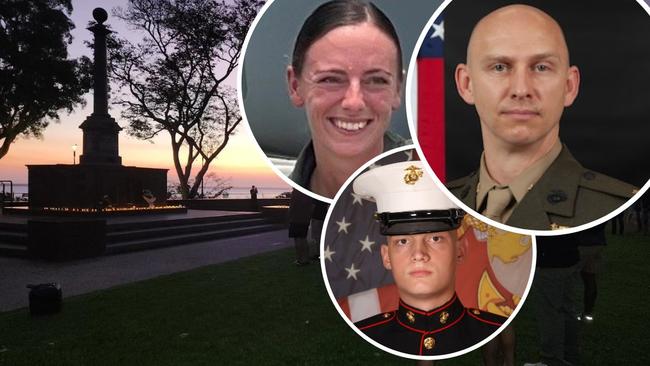 Darwin sub-branch held a sunset candlelight memorial for the three US marines killed in the Osprey crash on Tiwi Island, Corporal Spencer Collart, 21, Captain Eleanor LeBeau, 29, and Major Tobin Lewis, 39.