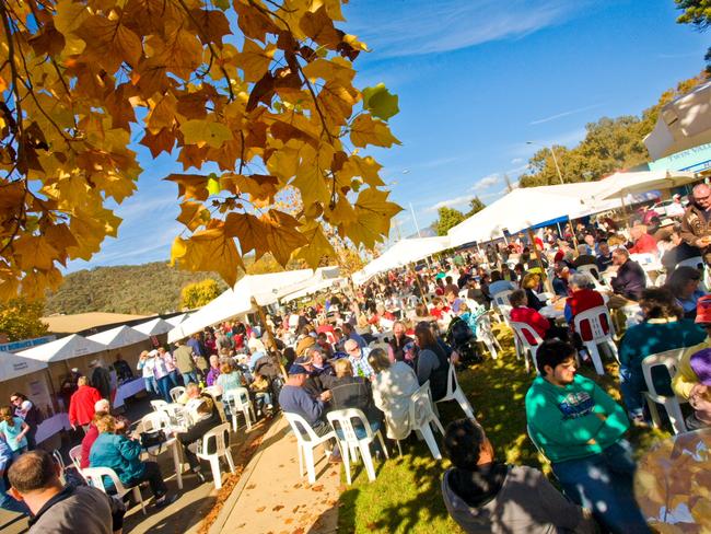 The La Fiera festival is a highlight each year in Myrtleford.