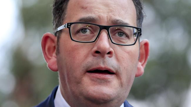 Premier Daniel Andrews is struggling in the latest poll. Picture: Rob Blakers