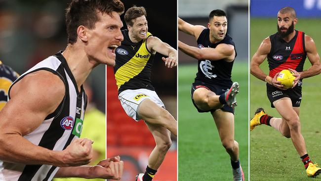 Brody Mihocek, Kane Lambert, Michael Gibbons and Adam Saad all feature in the former VFL players in the AFL team.