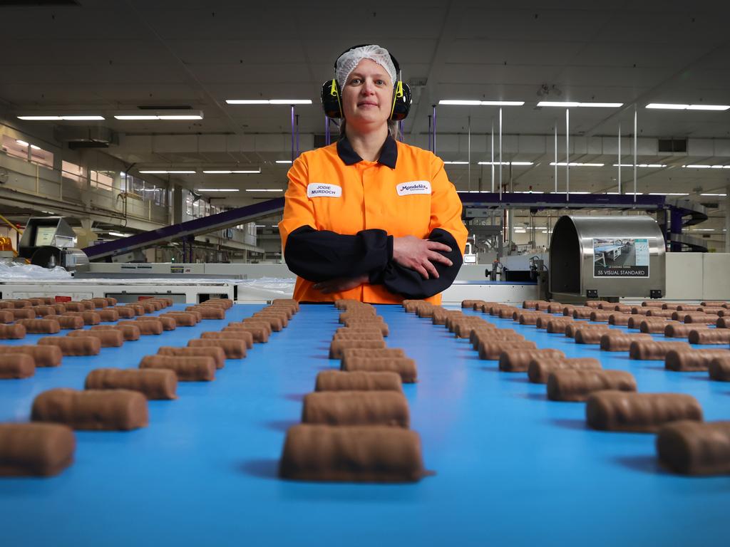 Mondelēz International’s Cadbury factory in Tasmania. Picture: David Caird