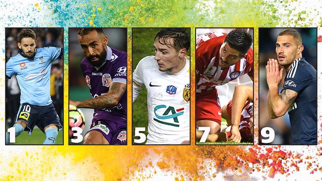 Some of the top 10 stars - Ninkovic, Castro, Bautheac, Fornaroli and Troisi.