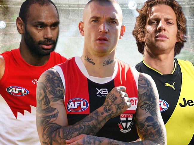 Travis Varcoe, Dustin Martin, Nat Fyfe