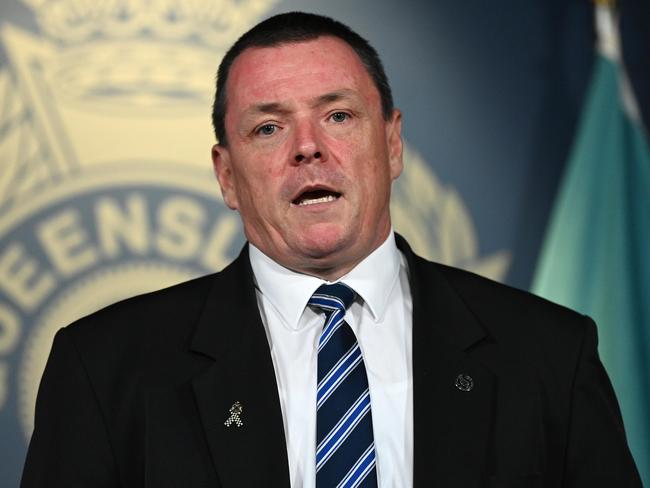 Queensland Police Detective Inspector Damien Hansen. Picture: NCA NewsWire / Dan Peled