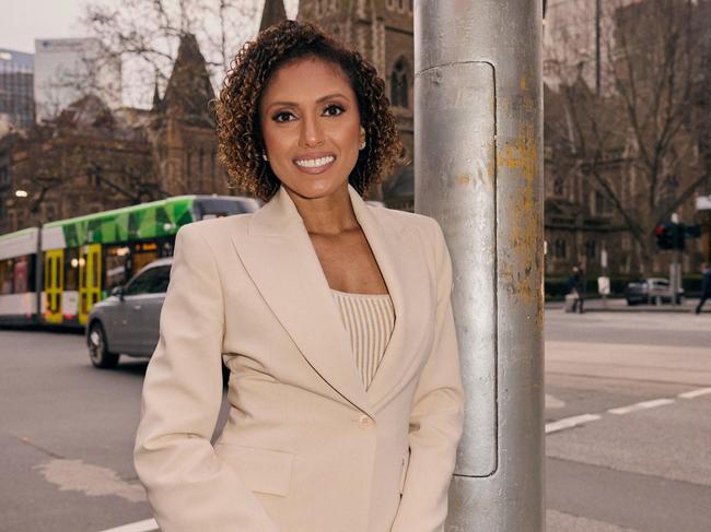 Channel 7 Melbourne newsreader Karina Carvalho.