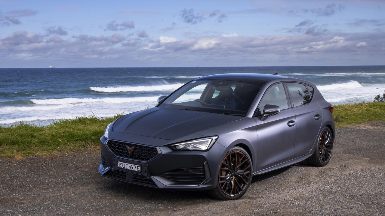 The Leon hatchback is the entry point for Cupra in Australia.