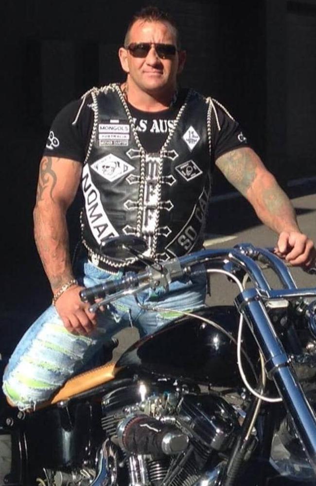 Mongol bikie Shane Bowden. Picture: Supplied