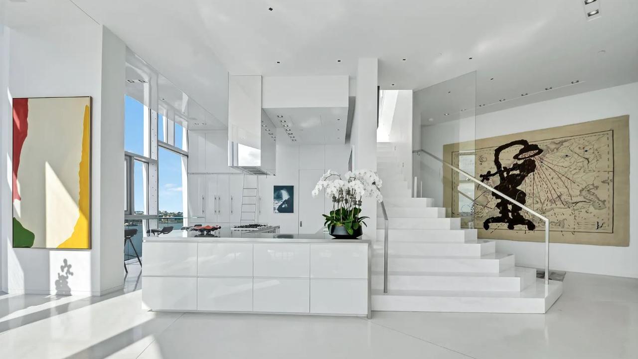 The now-former couple had purchased the 5,000 square-foot penthouse in 2022 for $US21 million. Picture: Realtor