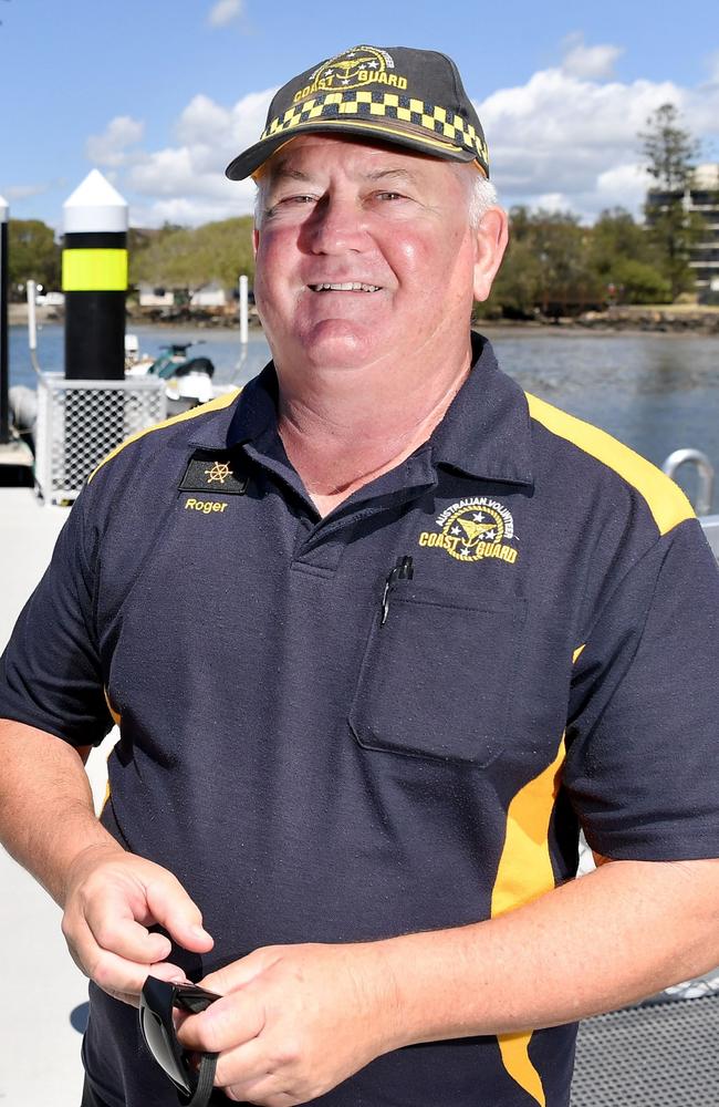 Coast Guard Caloundra Flotilla Commander QF4 Roger Pearce.