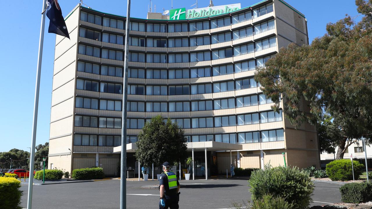 The Melbourne Airport Holiday Inn was closed as quarantine hotel on Wednesday. Picture: NCA NewsWire/ David Crosling