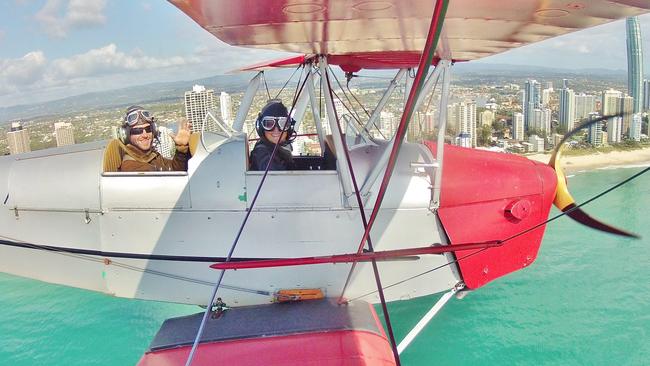 Tiger moth pilot Alex “Jimmy” Rae, was flying the plane that crashed off South Stradbroke Island