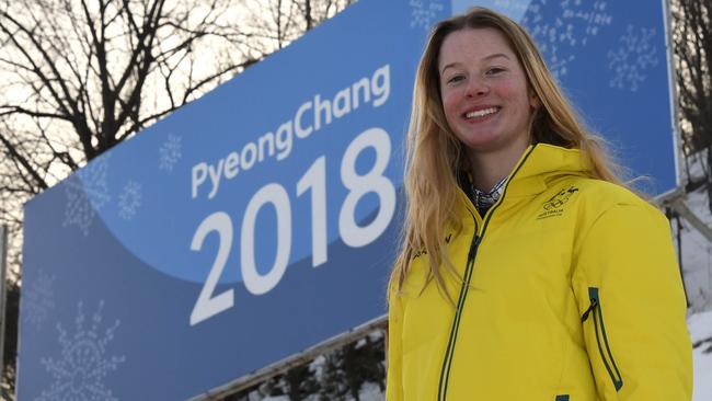 Coady is the youngest member of Australia’s 51-strong Winter Olympics team. Picture: Steve Cuff