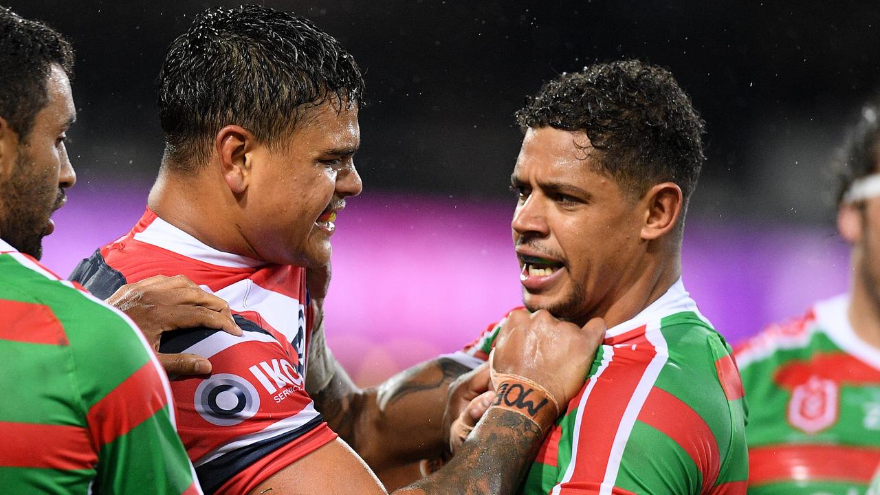 Latrell Mitchell could be teaming up with Dane Gagai at the Rabbitohs in 2020. (AAP Image/Dan Himbrechts)