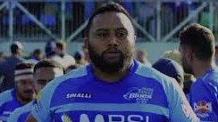 Try scoring hero Kalafi Pongi from the Two Blues. Pic: Facebook