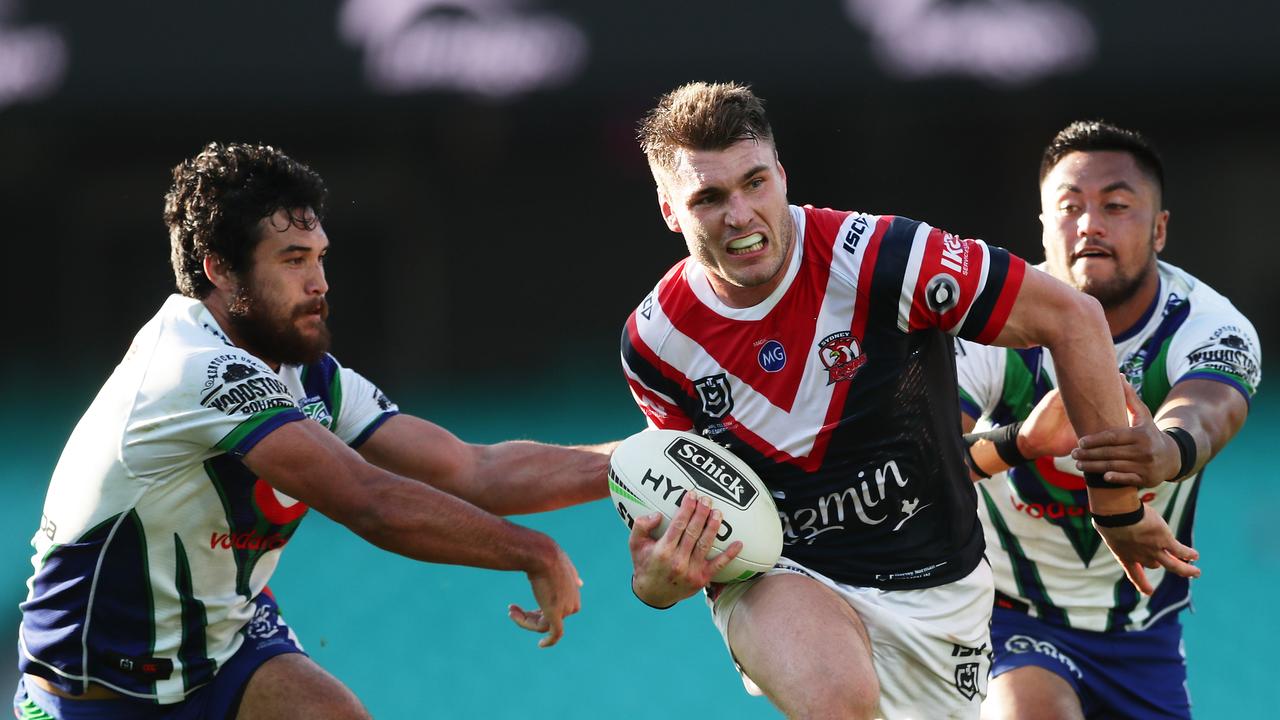 Angus Crichton has a lot of KFC SuperCoach value if he starts for the Roosters. (Photo by Matt King/Getty Images)