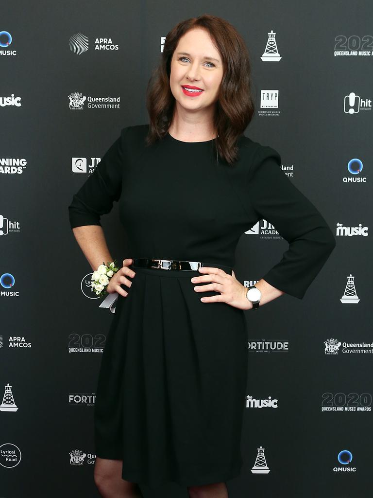 Mel Buttle at the Queensland Music Awards red carpet socials early last year. Picture: Richard Gosling/AAP