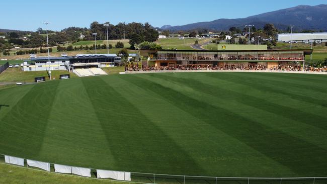 Kingborough Council's vision for Tasmania's AFL high performance centre at the Twin Ovals. Picture: Kingborough Council