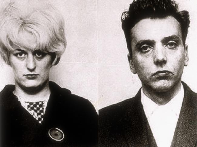 Myra Hindley and Ian Brady.