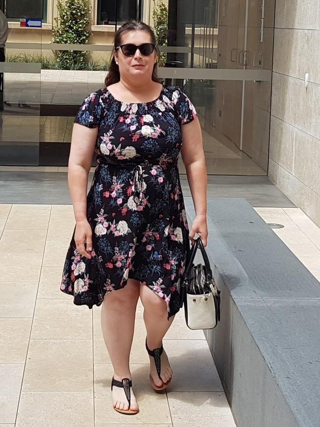 Natasha Meffert outside the Supreme Court following the sentencing hearing for the murderer of her brother, Martin. Picture: Sean Fewster