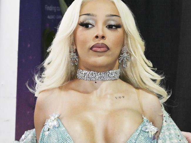 ONE TIME WEB USE FOR NEWS.COM.AU ONLY - FEES APPLY -  AU_3235099 - Hunington Beach, NULL  - May 10, 2025, Hunington Beach, California, USA: Doja Cat attends the  iHeartRadios 102.7 KIIS FM Wango Tango Presented by Fiji Airway. (Credit Image: ? Billy Bennight/ZUMA Press Wire)  , No Norway Rights, No Peru Rights, No Mexico Rights, No China Rights, No Hungary Rights, No France Rights, No Taiwan Rights, No Argentina Rights, No Japan Rights, No Finland Rights, No Slovenia Rights, No Czech Republic Rights, No United Kingdom Rights, No Sweden Rights, No Belgium Rights, No Netherlands Rights, No Portugal Rights  Pictured: doja cat  BACKGRID Australia 11 MAY 2025   BYLINE MUST READ: SPLASH / BACKGRID  Phone: + 61 419 847 429 Email:  sarah@backgrid.com.au