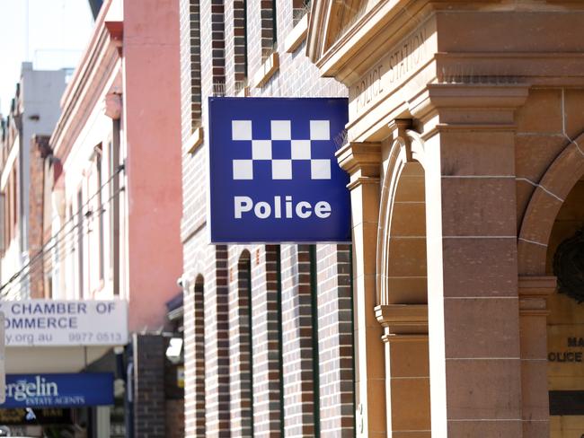 The man, 21, was taken to Manly Police Station where he was charged. Picture: Christian Gilles