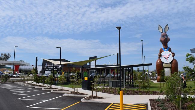 A car rolled over on the Bruce Hwy 2km south of Traveston Service Station on Sunday morning, leaving a woman trapped inside the car for 30 minutes.