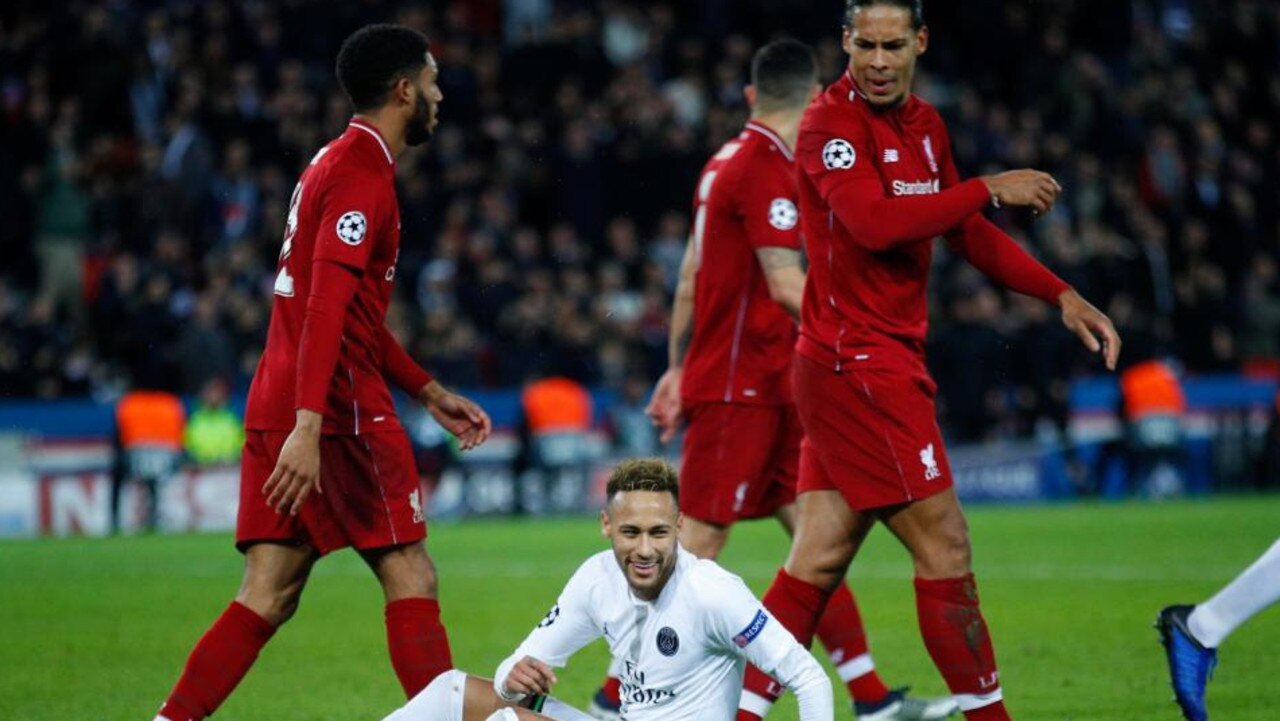 Van Dijk was unhappy with Neymar's histrionics during their Champions League clash.