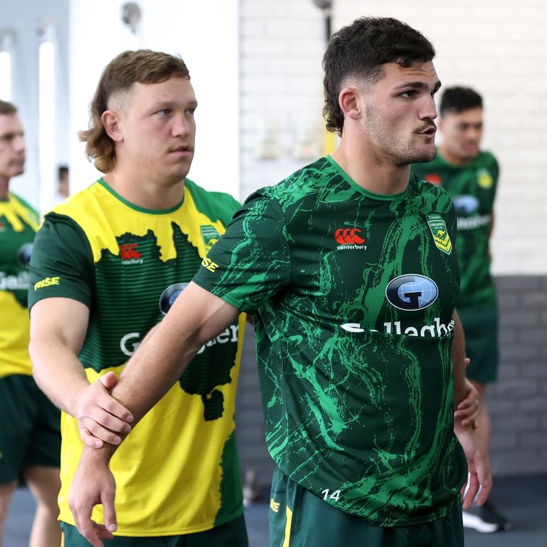 Reuben Cotter (left) will play, but Nathan Cleary will not.